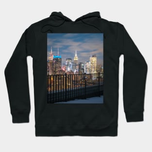 Manhattan Skykline View Hoodie